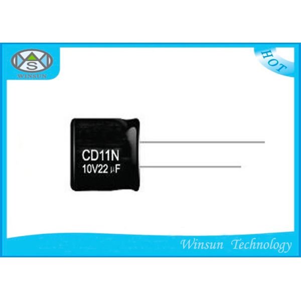 Buy Black  Aluminum Electrolytic Capacitors CD11N 50V 22uF Capacitor For LED Drive at wholesale prices