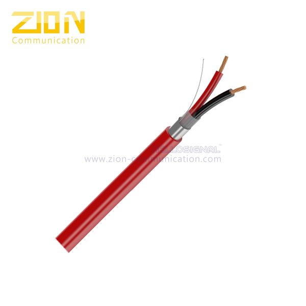 Buy FPL Shielded Fire Alarm Cable 18 AWG 2 Core Non-Plenum PVC for Smoke Detectors at wholesale prices
