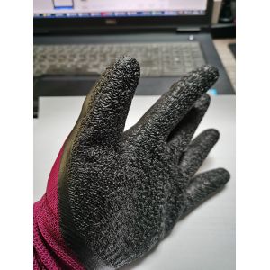 Unisex EN388 4131 Labor Protection Latex Palm Coated Gloves 56 Grams