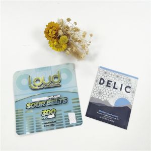 3.5g CB TH 100mircon CMYK Metallic Printing Packaging Bag