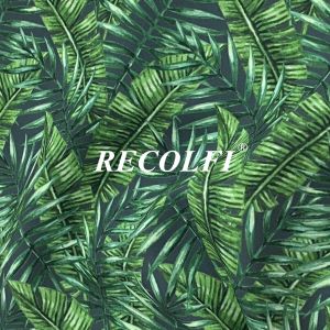 Glitter Printed Stripe Activewear Made From Recycled Plastic High Elastic