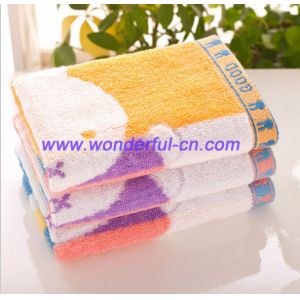 Promotional best terry kids cute monogrammed hand towels