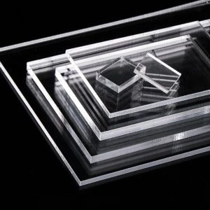 1.0mm 88% Transmittance Clear Perspex Sheet