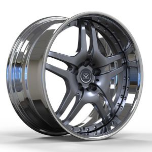 China Forged 5x112 Alloy Wheel Aluminum For Glc Car Chrome Barrel Gun Metal Disc Rims on sale