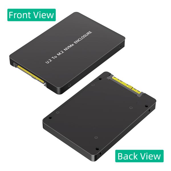 M.2 NVMe to U.2 SSD Adapter 100x70mm Black PCBA