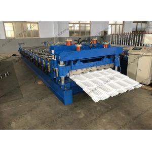 China PLC Metal Roof Panel Roll Forming Machine 80mm Roof Tin Making Equipment on sale