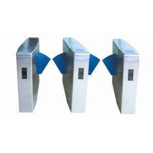 Security Wing Barrier Flap Gate Automatic Entrance Control Noiseless Operation