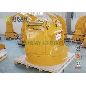 Electro Metal Scrap Lifting Magnet , Ripper Hydraulic Excavator Magnet