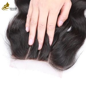 China Wholesale Good Quality Brazilian Virgin Body Wave Human Hair 4*4 Lace Closure on sale