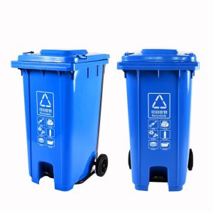 200 Liter Plastic Recycled Classified Restaurant Industrial Foot Pedal Dustbin