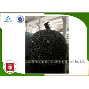 Italy Type Napoli Pizza Oven Natural Lava Rock Gas Heating , Black or Red