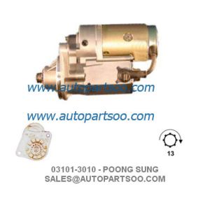 03101-3010 03101-3011 - POONG SUNG Starter Motor 12V 2KW 13T MOTORES DE ARRANQUE