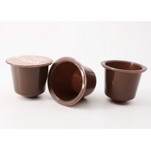 Customized SGS 8ml Coffee Pod Capsules Outer Diameter 3.5 CM White Color