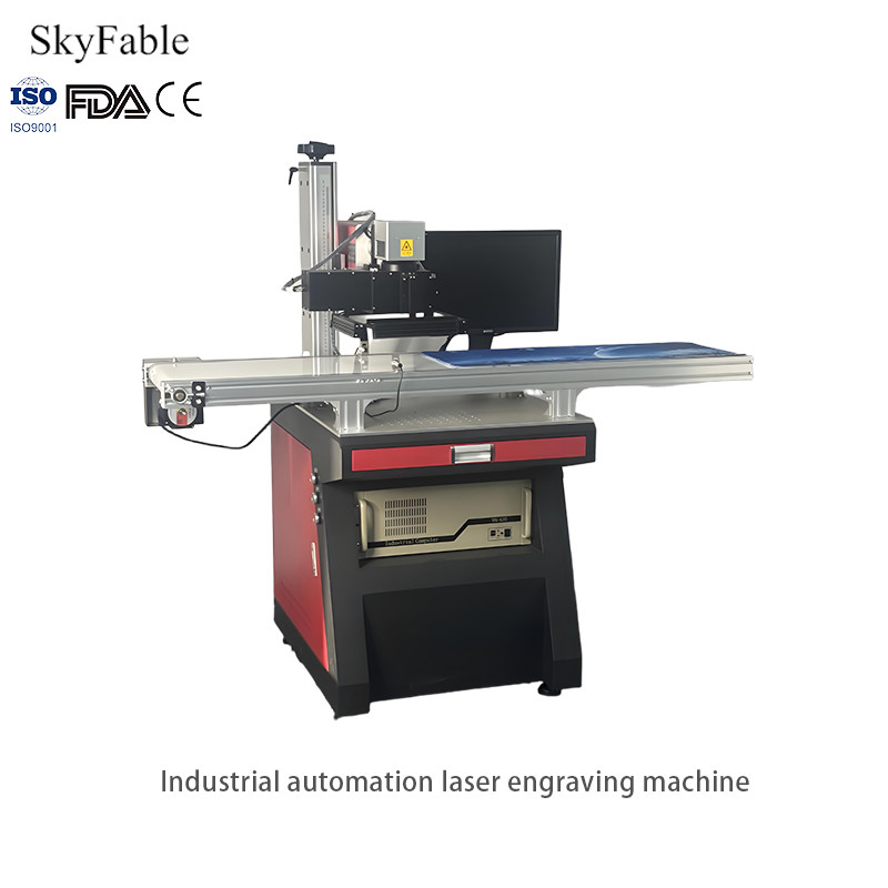 Quality Industrial Vision Laser Engraving Machine High Precision Automated Laser Engraver for sale