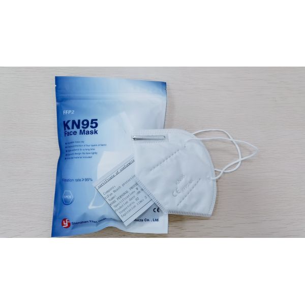 3D Cup Shape Foldable Dust Mask , Non Woven Kn95 Respirator Masks For Outdoor