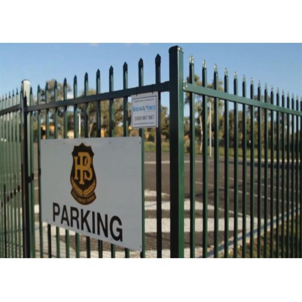 Buy powder coated zinc Steel picket Fence at wholesale prices