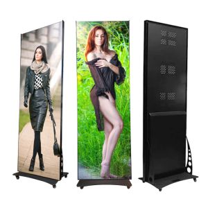 Digital Transparent P2 Backlit Poster Frames LED Display FCC Certificated