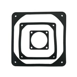 Quality Customized Silicone Rubber Square Flat Gasket With Perforated Edges for sale