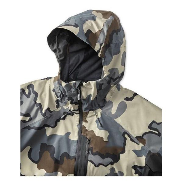 Men Lightweight Jacket Waterproof Breathable Camouflage Fishing Rain Jacket Outdoor Camo Hunting Jacket