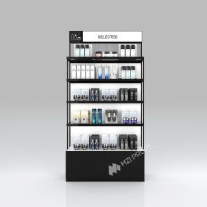 KLNS-R7 Open Top Display Skincare Display Cabinet with 40mm Soft Film Light Box