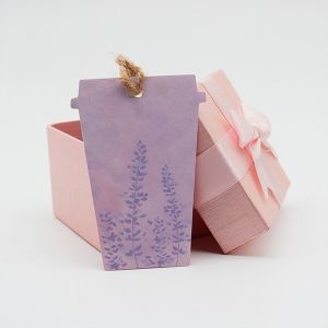 Hanging Car Paper Air Freshener Customized Scents OPP Bag Packaging