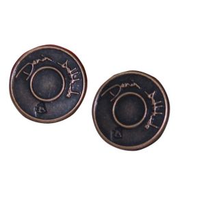 Quality Oil Painting Zamak Custom Clothing Buttons Zinc Alloy , Flat / 3D for sale