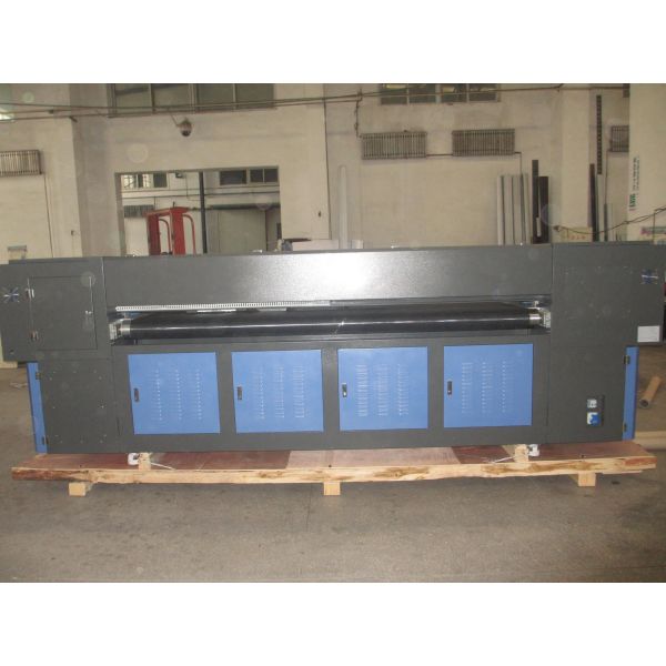 CE KCMY + W Industrial Roll to Roll UV Printers with Tee Coupling Function /