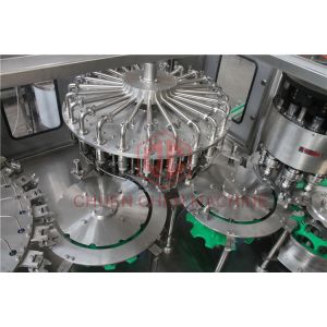 Combi Rotary Non Carbonated Water Bottle Filling Machine , Plastic Bottling