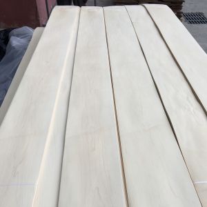 Wholesale Customized 0.45mm natural wood veneer canadian maple veneer for