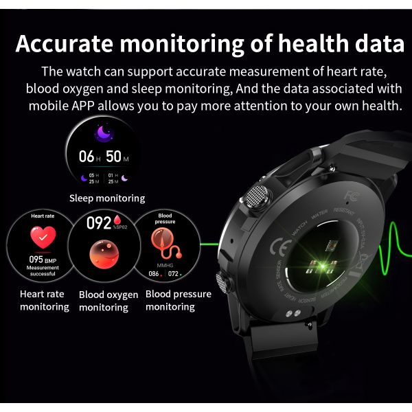 New NX9 Defense Sports Bluetooth Call Smart Watch 1.39 Round Screen Ultra Long Standby