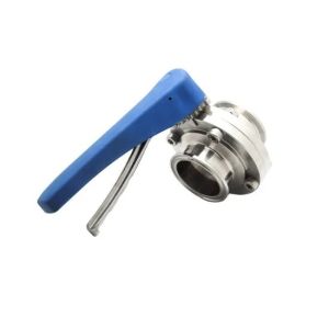 Sanitary SS 316L DN250 Tri Clamp Hygienic Butterfly Valve