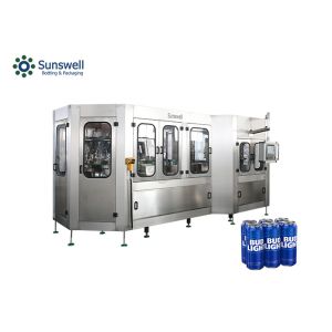 China Automatic Beer Can Filling Machine Aluminum Alcohol Capping Machine on sale