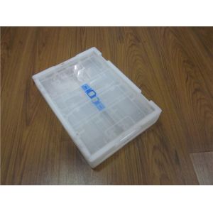 Smooth Inside Portable Collapsible Plastic Containers Handling Material