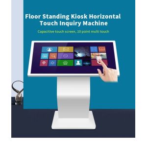49 Inch Exhibition Hall Interactive Self Service Kiosk Vertical Touch Screen