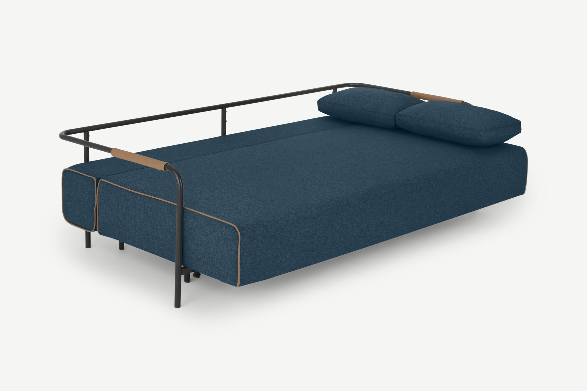 High Density Foam Upholstery Hotel Nestor Sofa Bed Extend Space 3 Seat