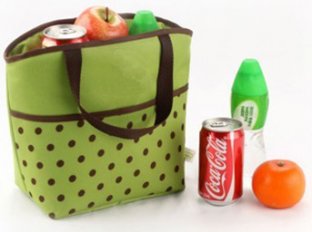 Insulated Tote Bag Green Personalized Cooler Bags