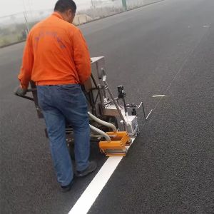 Good Reflecitve Fast Drying Hot Melt Marking Paint With Glass Beads