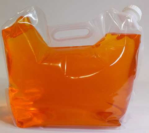 Buy Clear Water Proof Plastic Spout Bags with Handle at wholesale prices