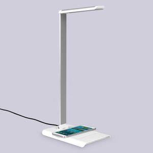New product rechargeable LED table desk lamp wireless phone charger for smart