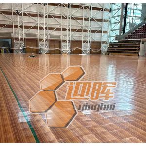 Interlocking Basketball Badminton Court Mould Resistant Modular PP Solid Wood