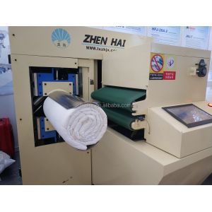 Pillow Comforter Cushion Rolling Packing Machine 3900mmx650mmx970mm