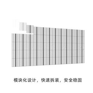 Outdoor Rental Transparent Led Display Screen Facade