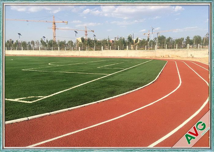 Quality Unique Fibrillated Structure Soccer Artificial Grass 12000 Dtex Fullness Surface for sale