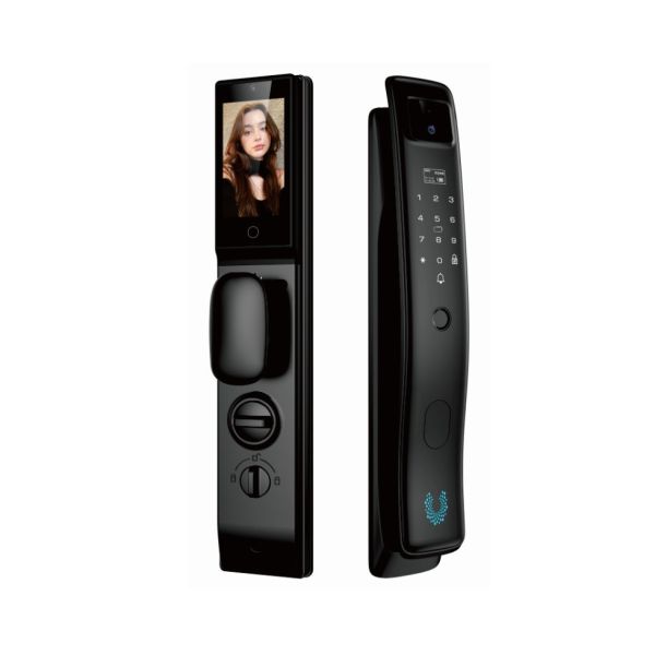 Buy Qleung Fully Automatic 3D Face ID Tuya WIFI APP Remote Control Fingerprint Palm Recognition Card Key Code S958Max Smart Lock at wholesale prices