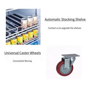 4 Door Upright Commercial Beverage Refrigerator 2000L For Drinks