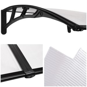 UV Resistance 80" Door Window Awning Canopy