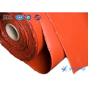 Ozone Resistant 1m 1.2m Width Red Silicone Fiberglass Fabric