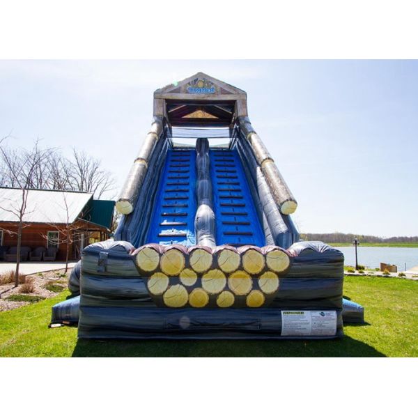 Outdoor Commercial Giant Toboggan Inflatable Long Blow Up Water Slide Climbing For Kids Adults PVC Tarpaulin