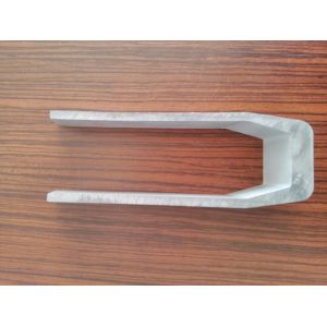 U Shaped Aluminum Extrusion Medical Equipment Parts , Anodized 6000 Series