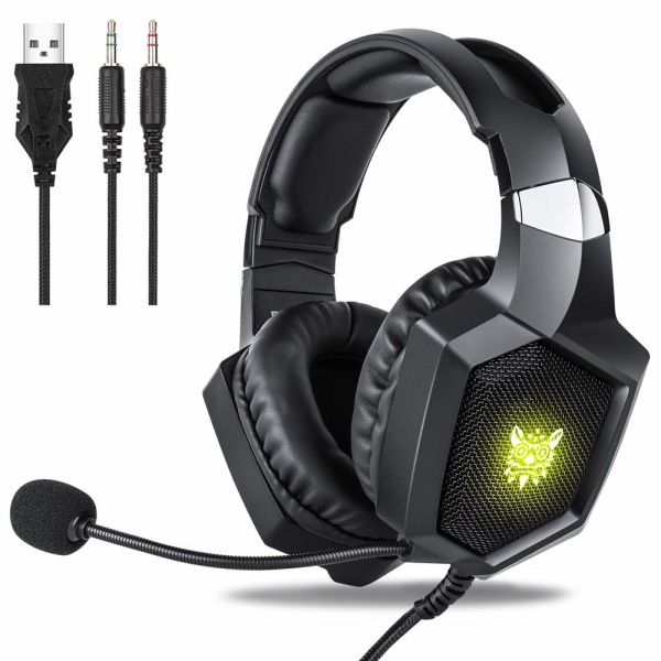 Buy Noise Canceling 117dB 2.2m ONIKUMA K8 Wired Gaming Headset at wholesale prices